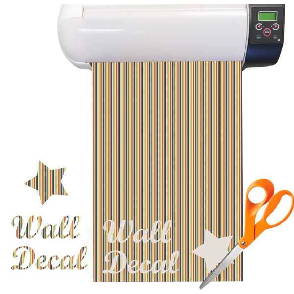 Custom Swirls, Floral & Stripes Vinyl Sheet (Re-position-able)