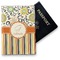 Swirls, Floral & Stripes Vinyl Passport Holder (Personalized)