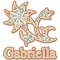 Swirls, Floral & Stripes Graphic Decal - Small (Personalized)