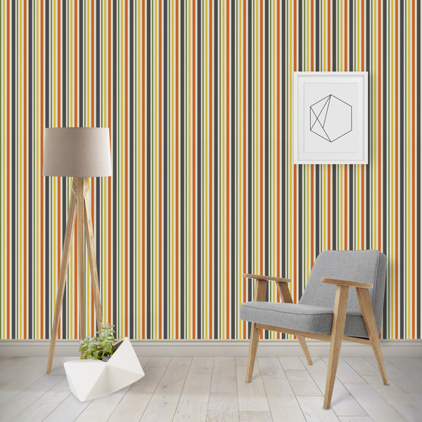 Custom Swirls, Floral & Stripes Wallpaper & Surface Covering (Peel & Stick - Repositionable)