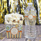 Swirls, Floral & Stripes Water Bottle Label - w/ Favor Box