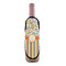 Swirls, Floral & Stripes Wine Bottle Apron - IN CONTEXT