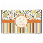 Swirls, Floral & Stripes XXL Gaming Mouse Pad - 24" x 14" (Personalized)