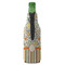 Swirls, Floral & Stripes Zipper Bottle Cooler - BACK (bottle)
