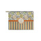 Swirls, Floral & Stripes Zipper Pouch Small (Front)