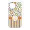 Swirls, Floral & Stripes iPhone 13 Pro Tough Case - Back