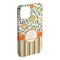 Swirls, Floral & Stripes iPhone Case - Plastic - iPhone 15 Plus (Personalized)