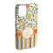 Swirls, Floral & Stripes iPhone Case - Plastic - iPhone 15 Pro Max (Personalized)