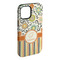 Swirls, Floral & Stripes iPhone Case - Rubber Lined - iPhone 15 Pro Max (Personalized)