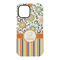 Swirls, Floral & Stripes iPhone 15 Tough Case - Back