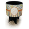 Swirls, Floral & Stripes Black Beach Spiker Drink Holder (Personalized)