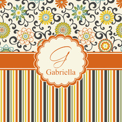 Swirls, Floral & Stripes
