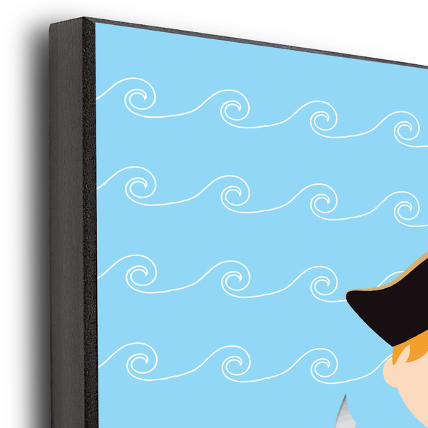 Pirate Scene 11x14 Wood Print - Closeup