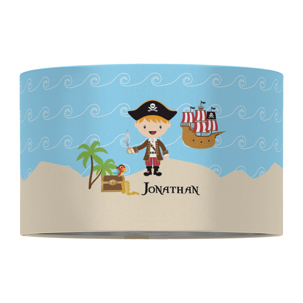 Pirate Scene 12" Drum Lampshade - FRONT (Fabric)