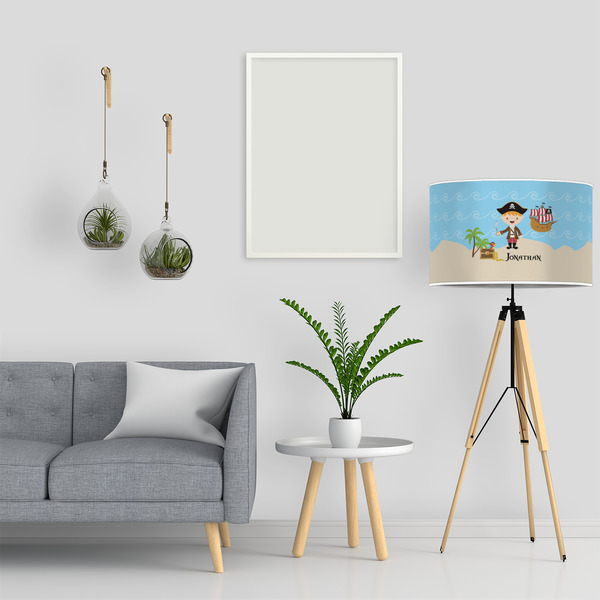 Pirate Scene 12" Drum Lampshade - LIFESTYLE