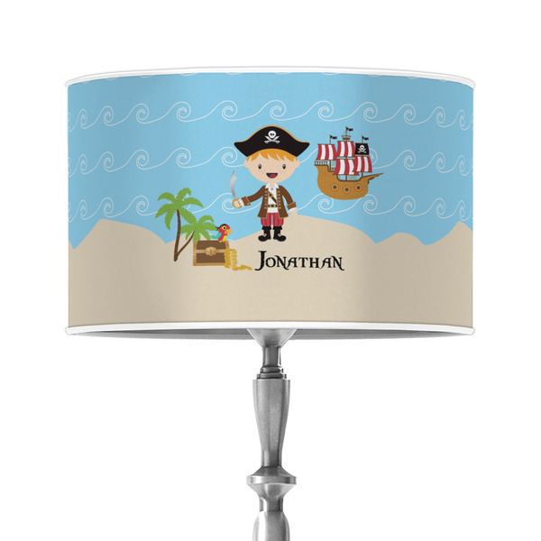 Custom Pirate Scene 12" Drum Lamp Shade - Poly-film (Personalized)