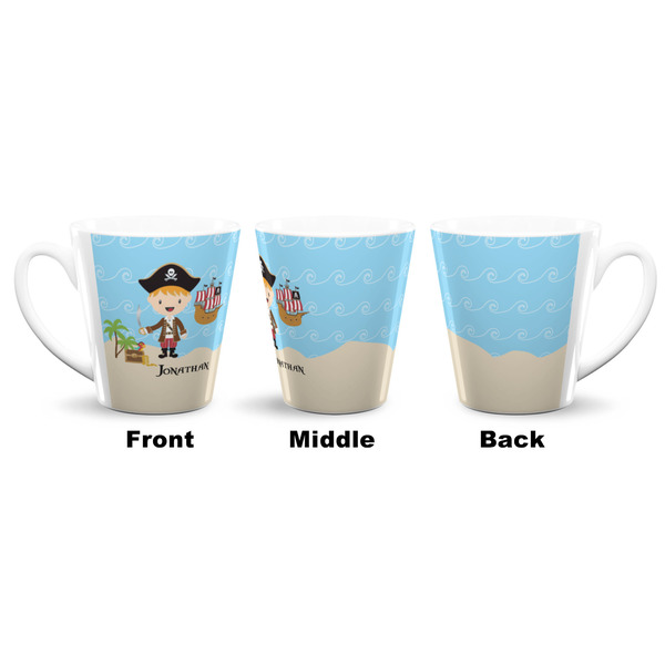 Pirate Scene 12 Oz Latte Mug - Approval