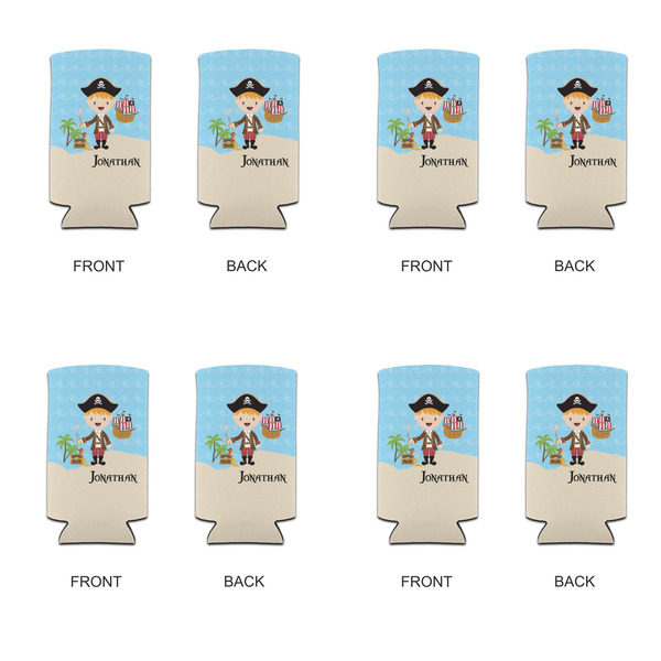 Pirate Scene 12oz Tall Can Sleeve - Set of 4 - APPROVAL