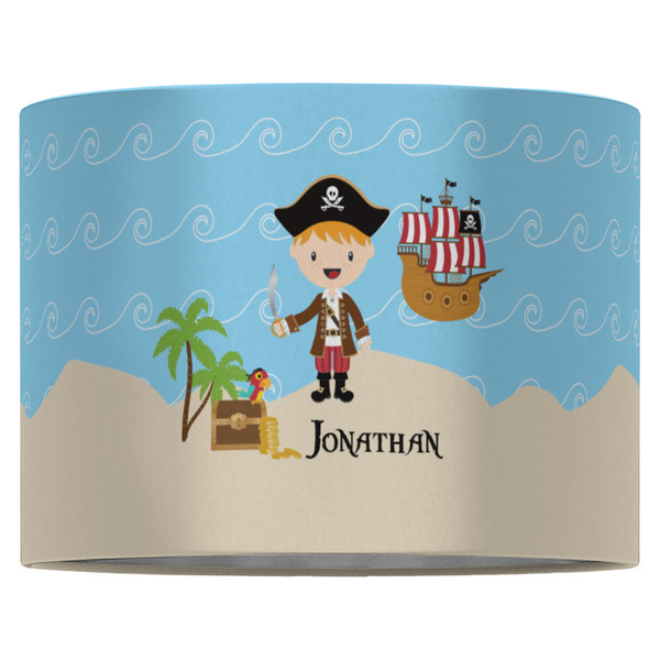 Pirate Scene 16" Drum Lampshade - FRONT (Fabric)