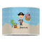 Pirate Scene 16" Drum Lampshade - FRONT (Poly Film)