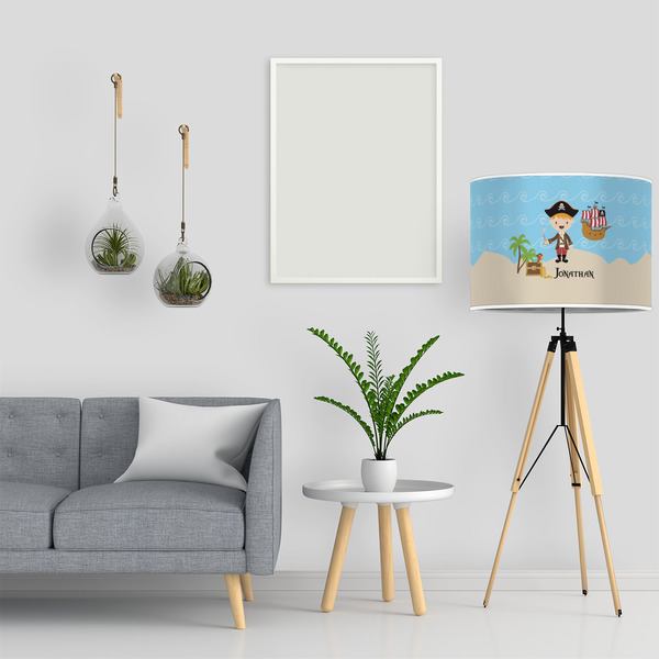 Pirate Scene 16" Drum Lampshade - LIFESTYLE