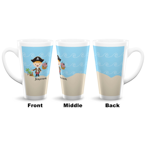 Pirate Scene 16 Oz Latte Mug - Approval