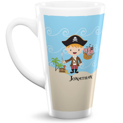 Pirate Scene 16 Oz Latte Mug (Personalized)