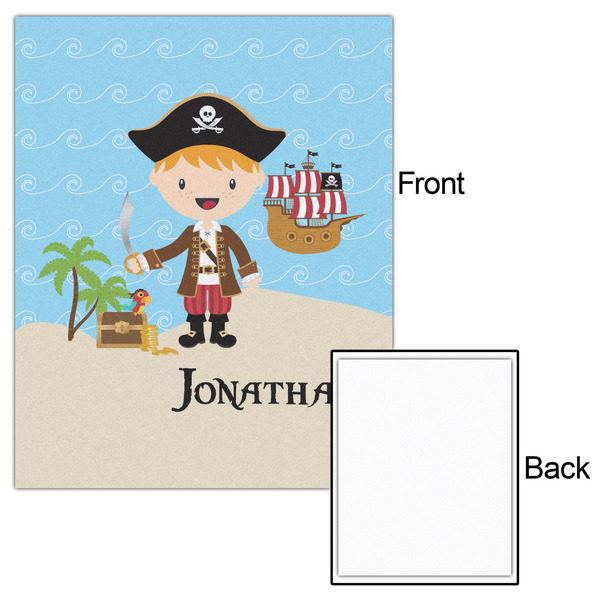 Pirate Scene 16x20 - Matte Poster - Front & Back