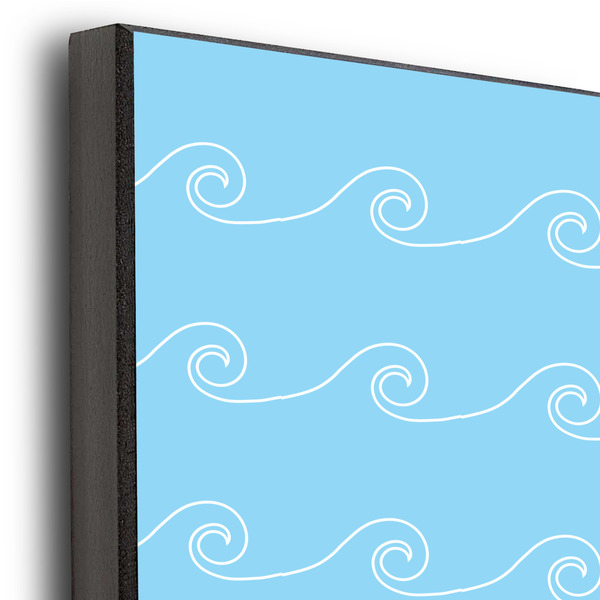 Pirate Scene 16x20 Wood Print - Closeup