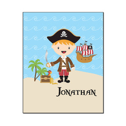 Pirate Scene Wood Print - 16x20 (Personalized)
