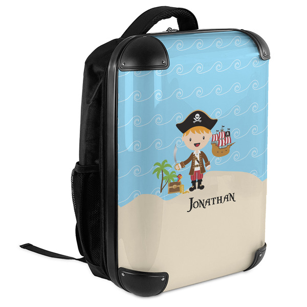 Pirate Scene 18" Hard Shell Backpacks - ANGLED VIEW