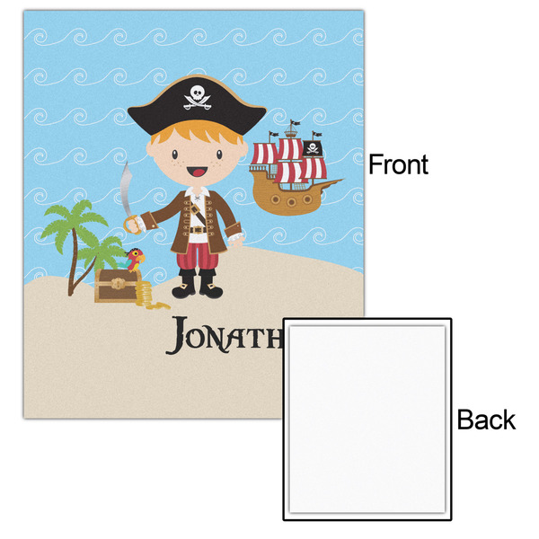Pirate Scene 20x24 - Matte Poster - Front & Back