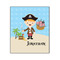 Pirate Scene Wood Print - 20x24 (Personalized)