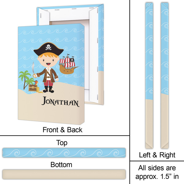 Pirate Scene 20x30 - Canvas Print - Approval