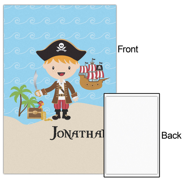 Pirate Scene 20x30 - Matte Poster - Front & Back