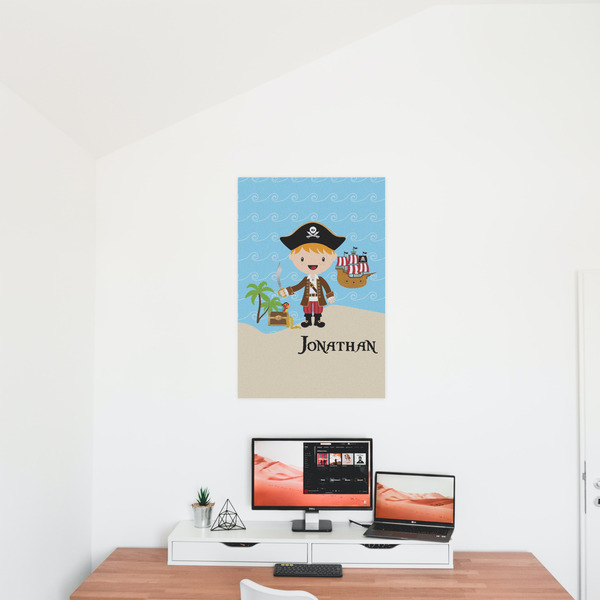 Pirate Scene 20x30 - Matte Poster - On the Wall