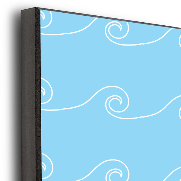 Pirate Scene 20x30 Wood Print - Closeup