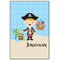Pirate Scene 20x30 Wood Print - Front View