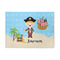 Pirate Scene Area Rug (Personalized)