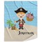 Personalized Pirate 50x60 Sherpa Blanket