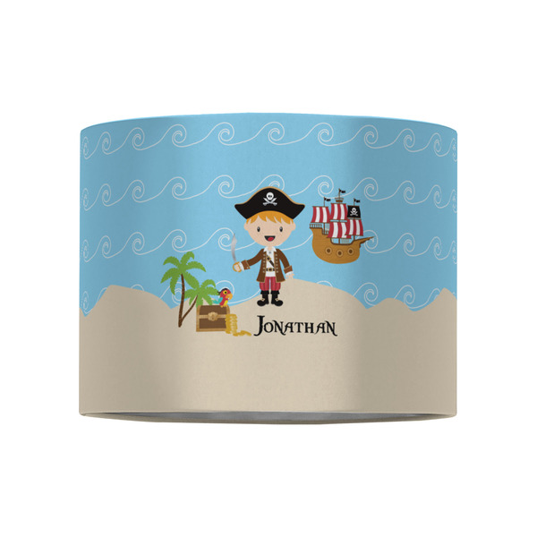 Pirate Scene 8" Drum Lampshade - FRONT (Fabric)