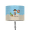 Pirate Scene 8" Drum Lamp Shade - Fabric (Personalized)