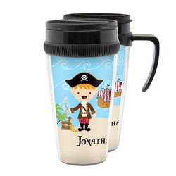 Pirate Scene Acrylic Travel Mug (Personalized)