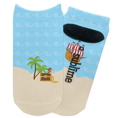 Pirate Scene Adult Ankle Socks (Personalized)
