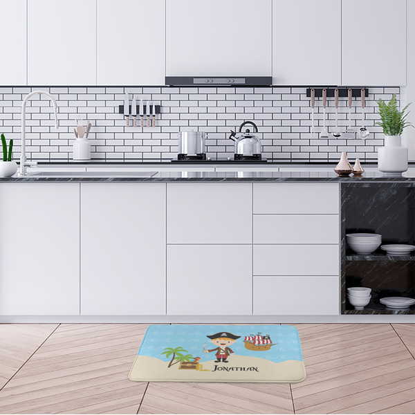 Pirate Scene Anti-Fatigue Kitchen Mats - LIFESTYLE