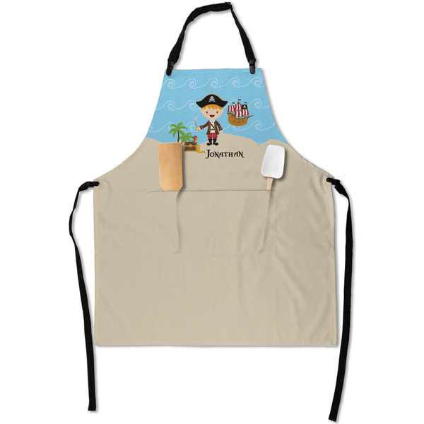 Custom Pirate Scene Apron With Pockets w/ Name or Text