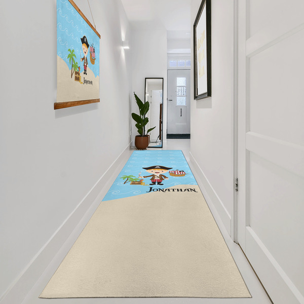 Pirate Scene Area Rug Sizes - In Context (vertical)