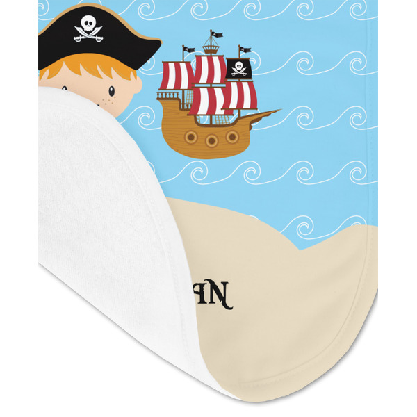 Pirate Scene Baby Bib - AFT detail
