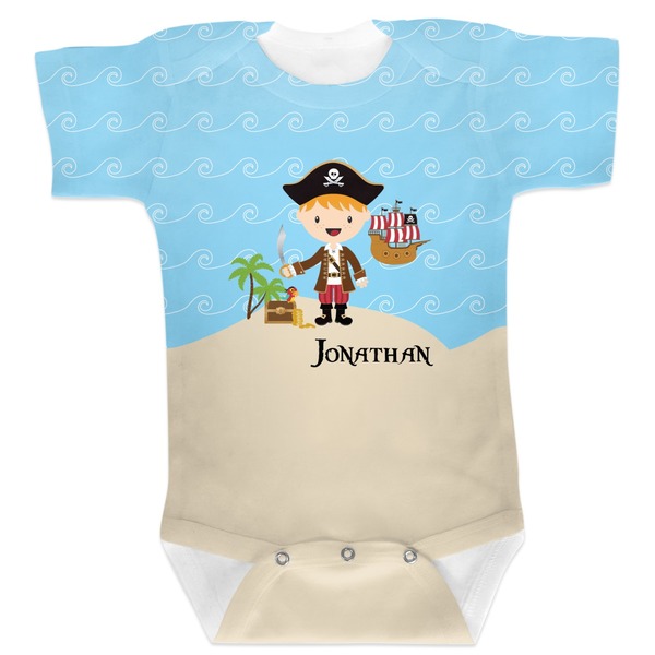 Custom Pirate Scene Baby Bodysuit (Personalized)
