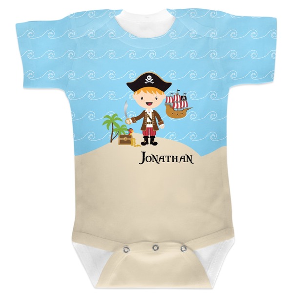 Custom Pirate Scene Baby Bodysuit 12-18 (Personalized)